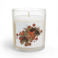 Kintaro with Koi and Cherry Blossoms Glass Candle, 11oz