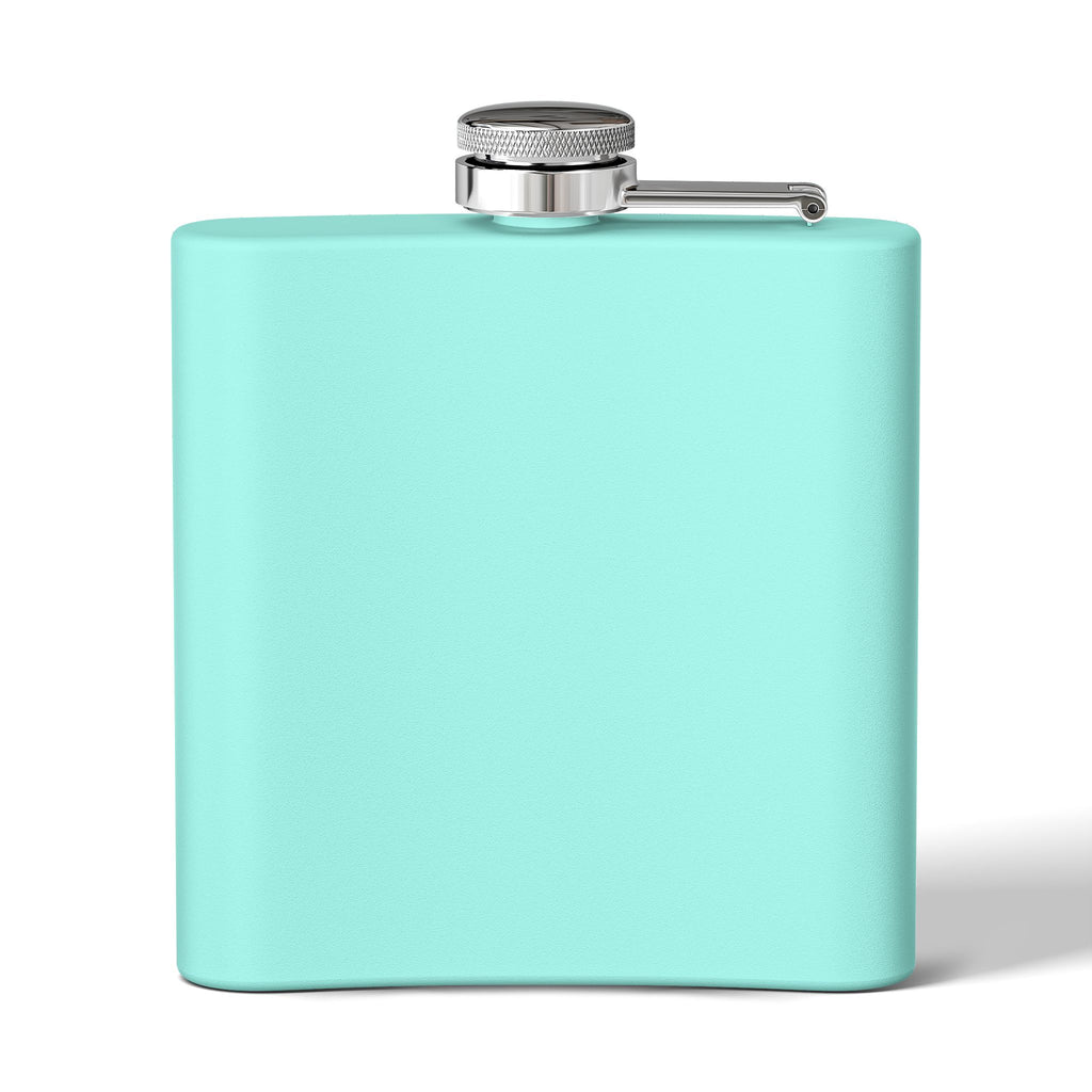Kintaro with Koi and Axe on a Stainless Steel Flask, 6oz