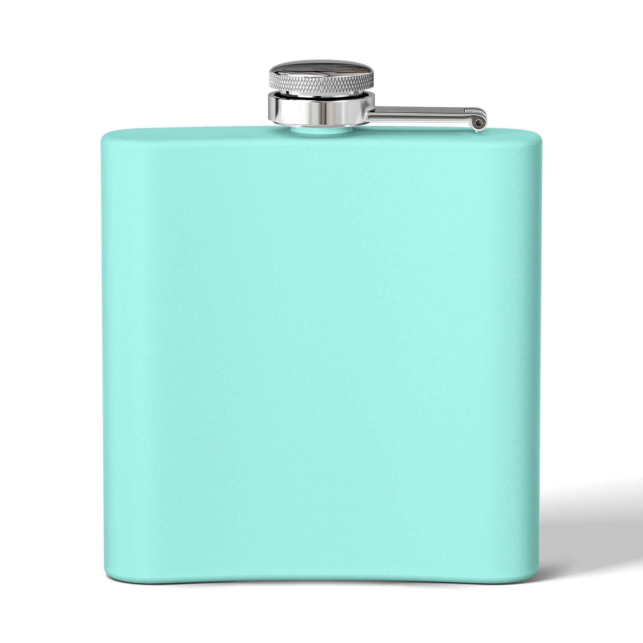 Kintaro with Koi and Axe on a Stainless Steel Flask, 6oz