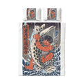 Quilt Cover Set Of Three Kintaro Fighting Fish Print