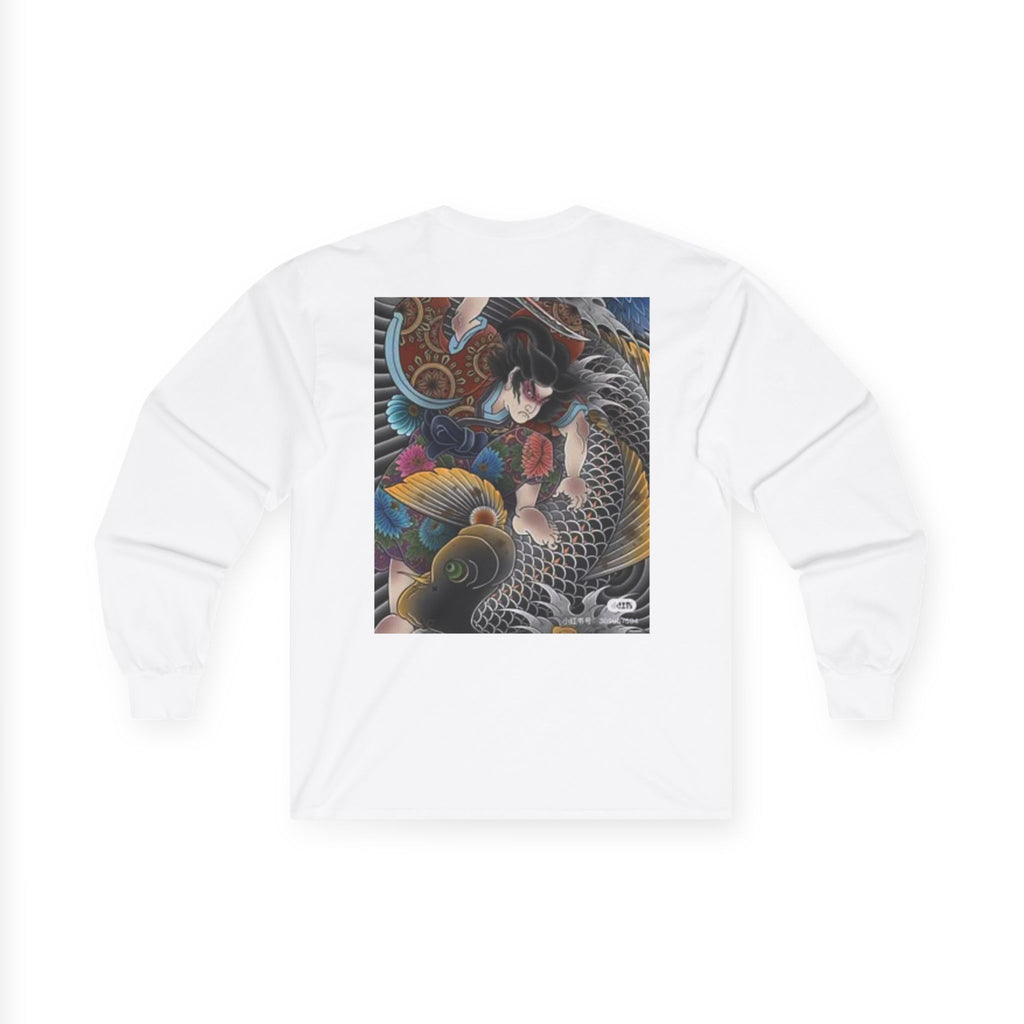 Long Sleeve Tee — Kintaro and Japanese Koi