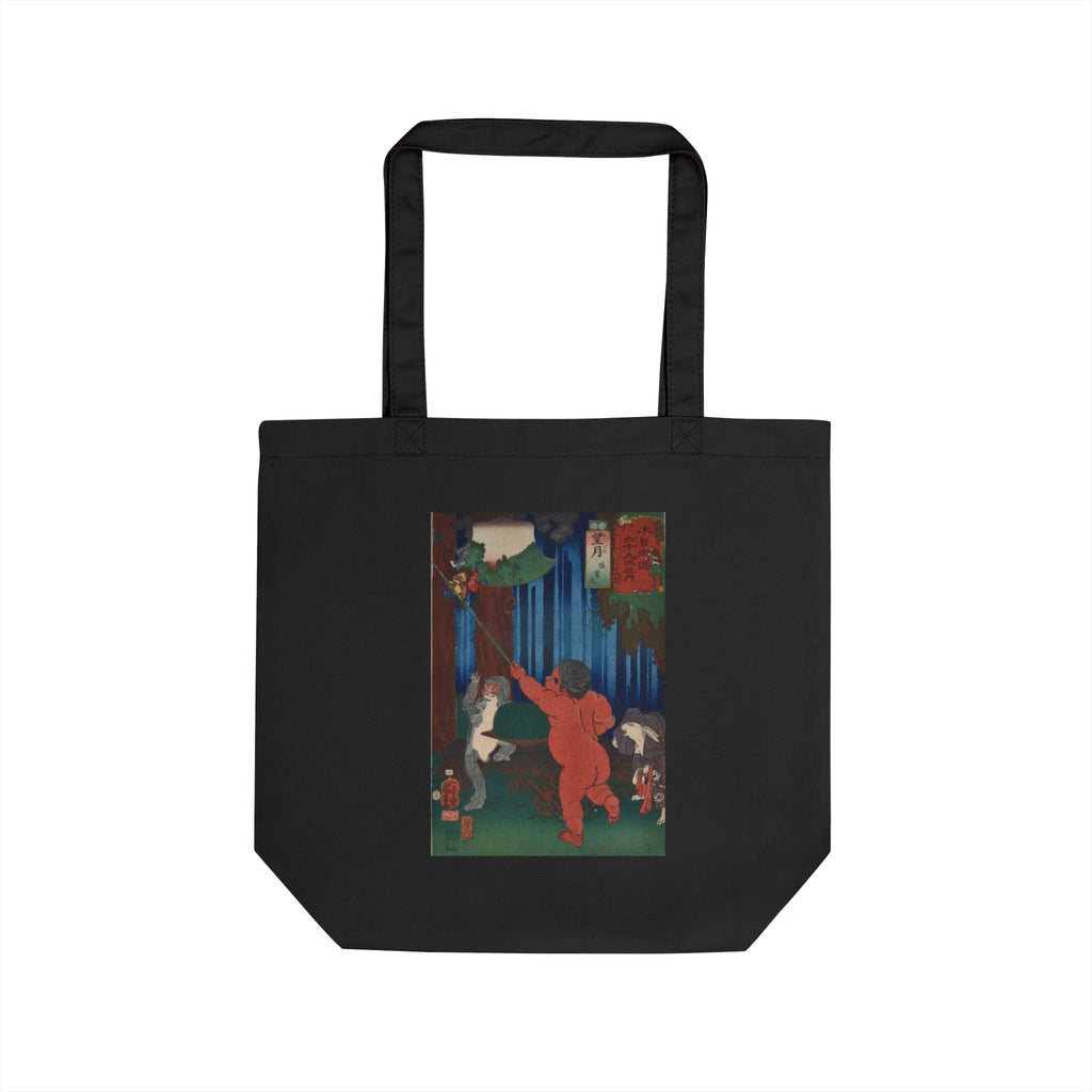 Ukiyo-e Kintaro Dance Scene Eco Tote Bag