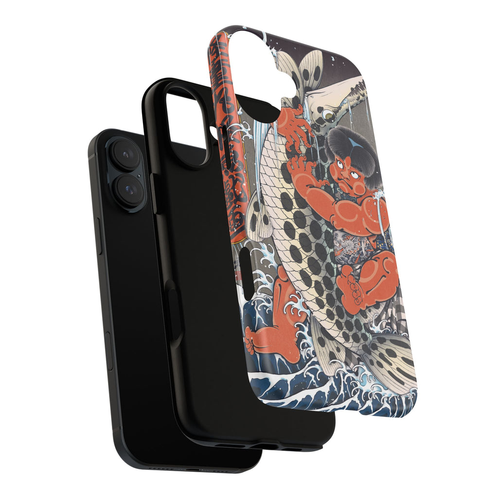 Koi Warrior Phone Case – Japanese Tattoo Style Protective iPhone Cover