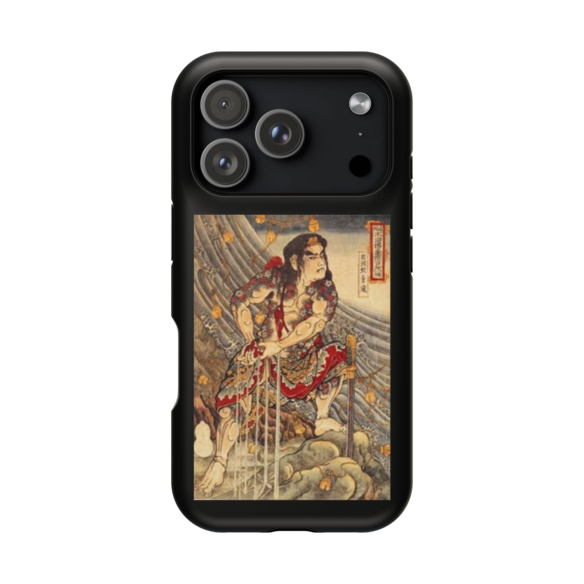 Magnetic Impact-Resistant Phone Case — Kintaro The Golden Boy Print (iPhone 17 Pro)