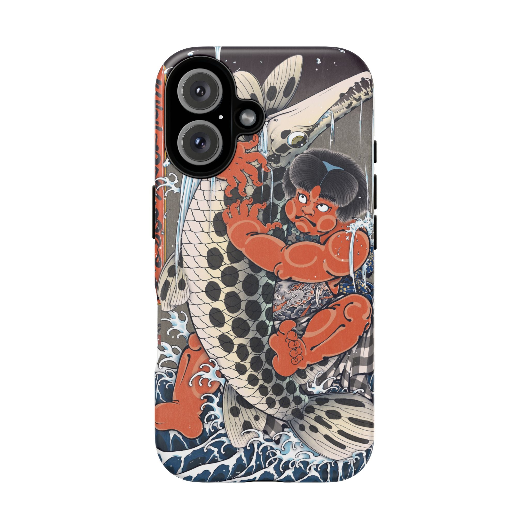 Koi Warrior Phone Case – Japanese Tattoo Style Protective iPhone Cover