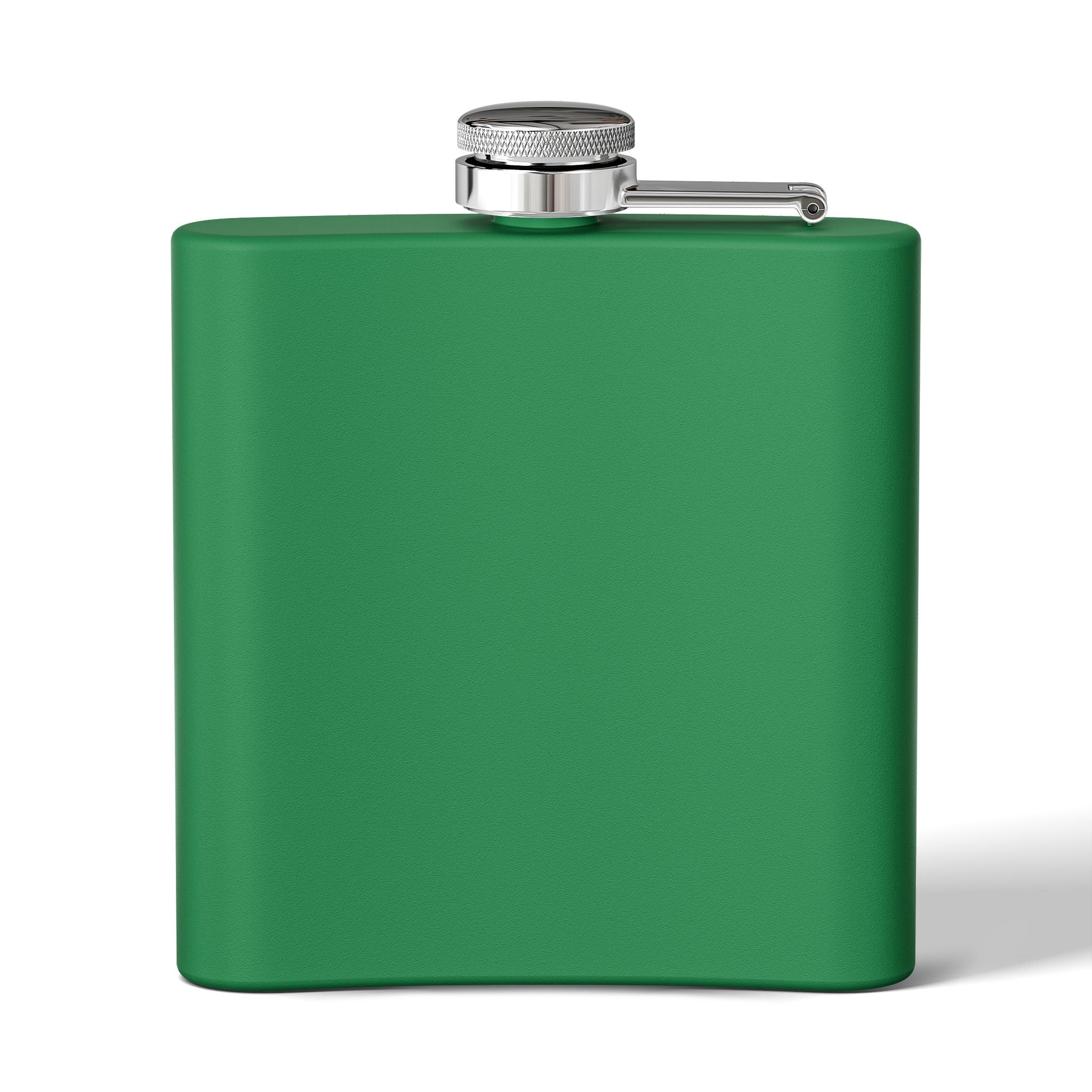 Kintaro with Koi and Axe on a Stainless Steel Flask, 6oz