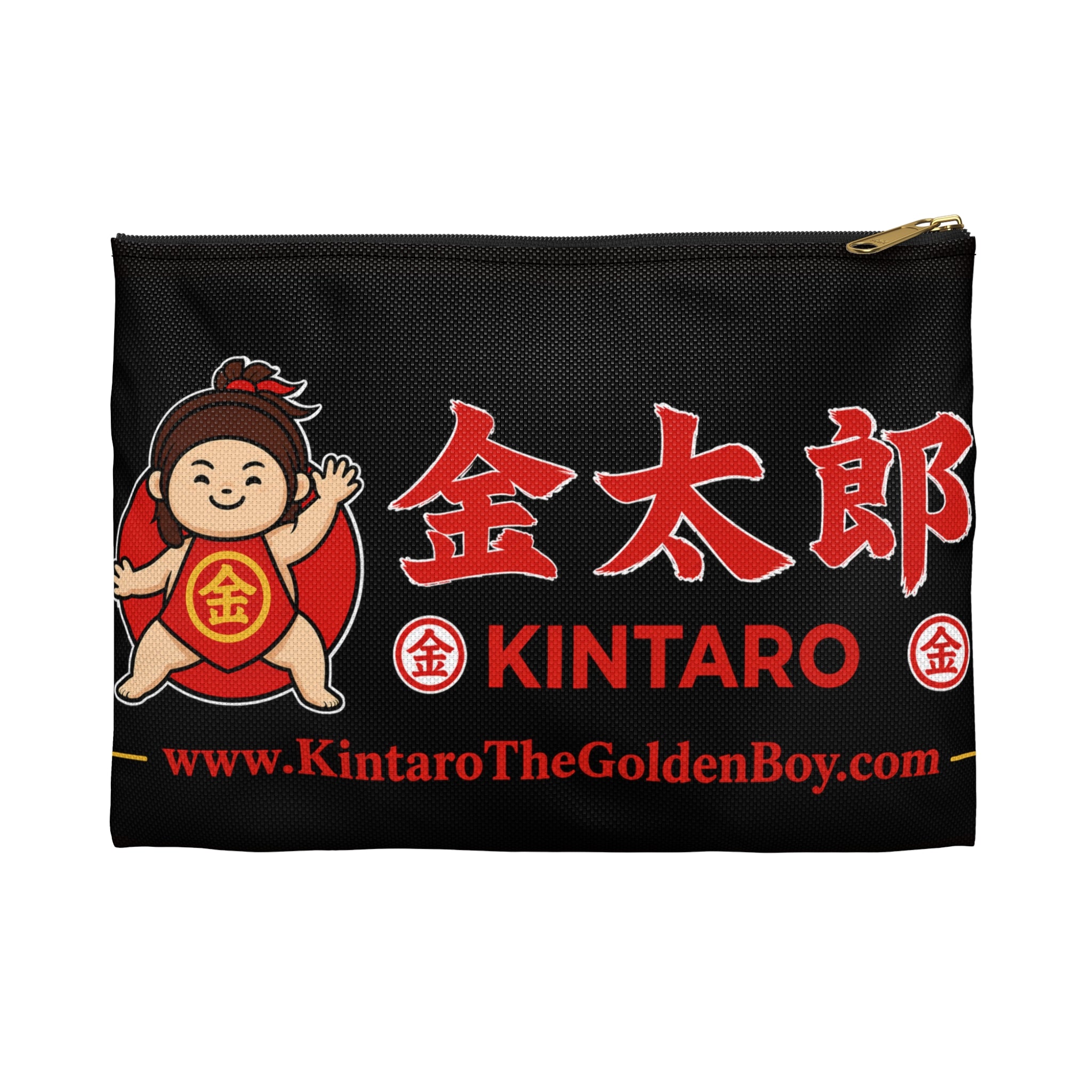 Kintaro The Golden Boy Accessory Pouch — Zip Bag