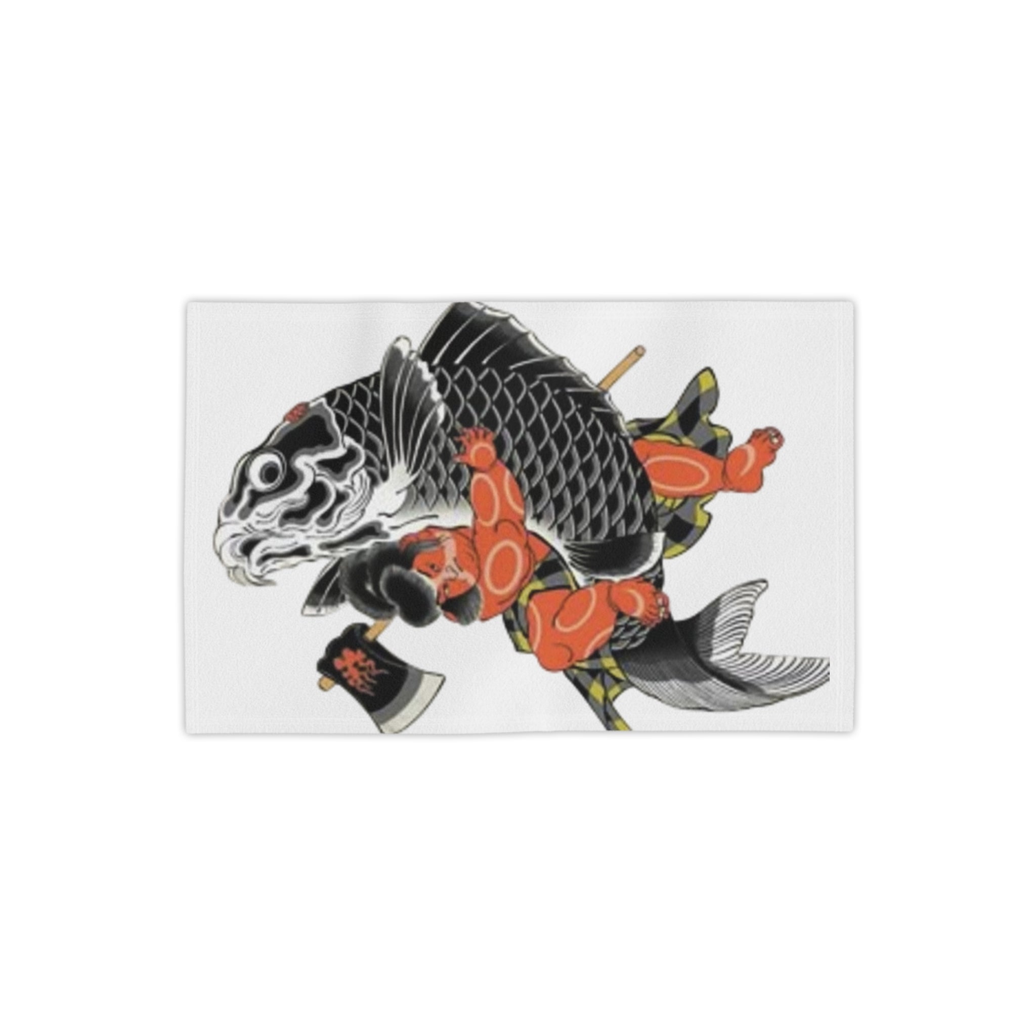 Kintaro and Koi Beach Towels