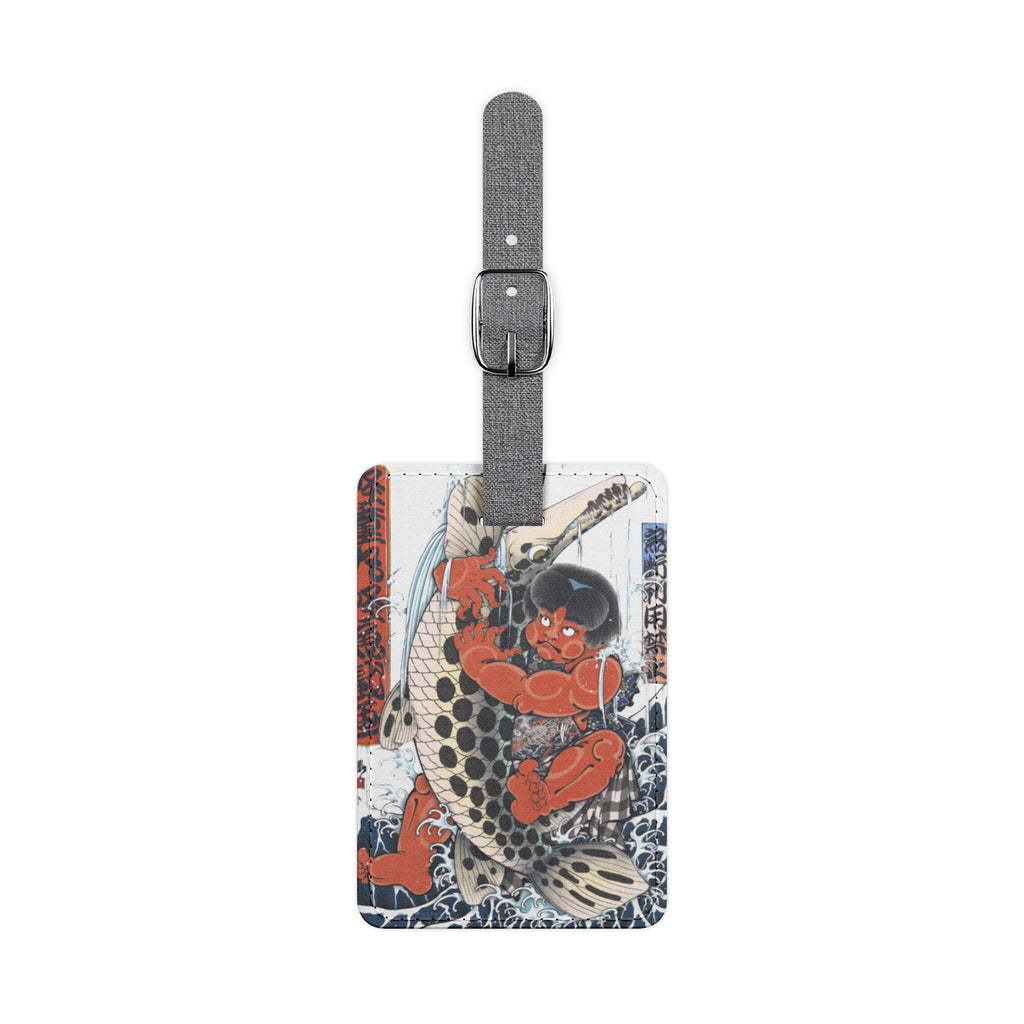 Saffiano Polyester Luggage Tag, Rectangle