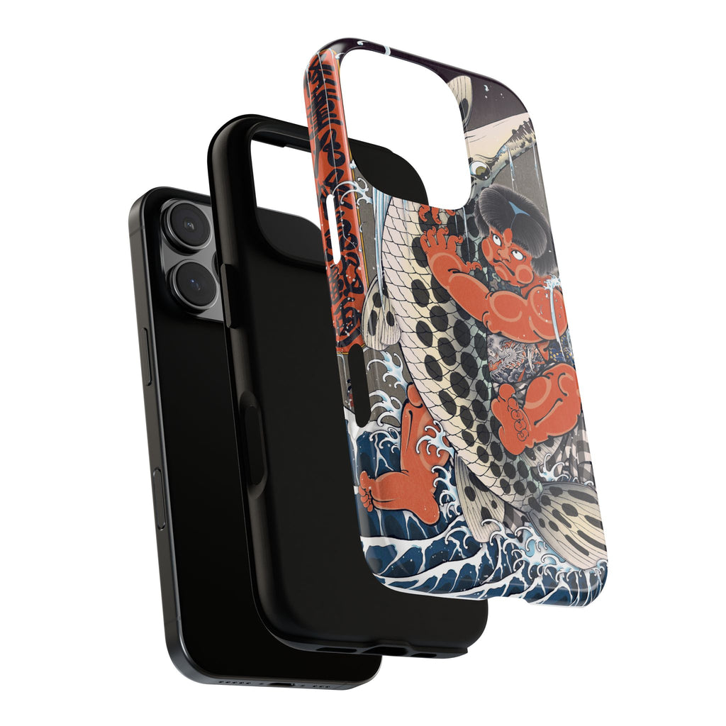 Koi Warrior Phone Case – Japanese Tattoo Style Protective iPhone Cover