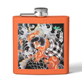 Kintaro and Koi on Stainless Steel Flask, 6oz