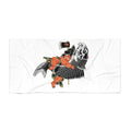Kintaro and Koi Printed Beach Towel
