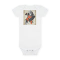 Vintage Samurai Kintaro Koi Baby Onesie