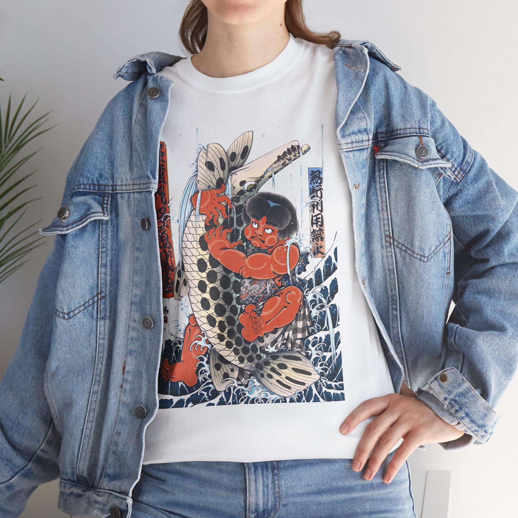 Kintaro The Golden Boy Fighting Fish Printed T-Shirt