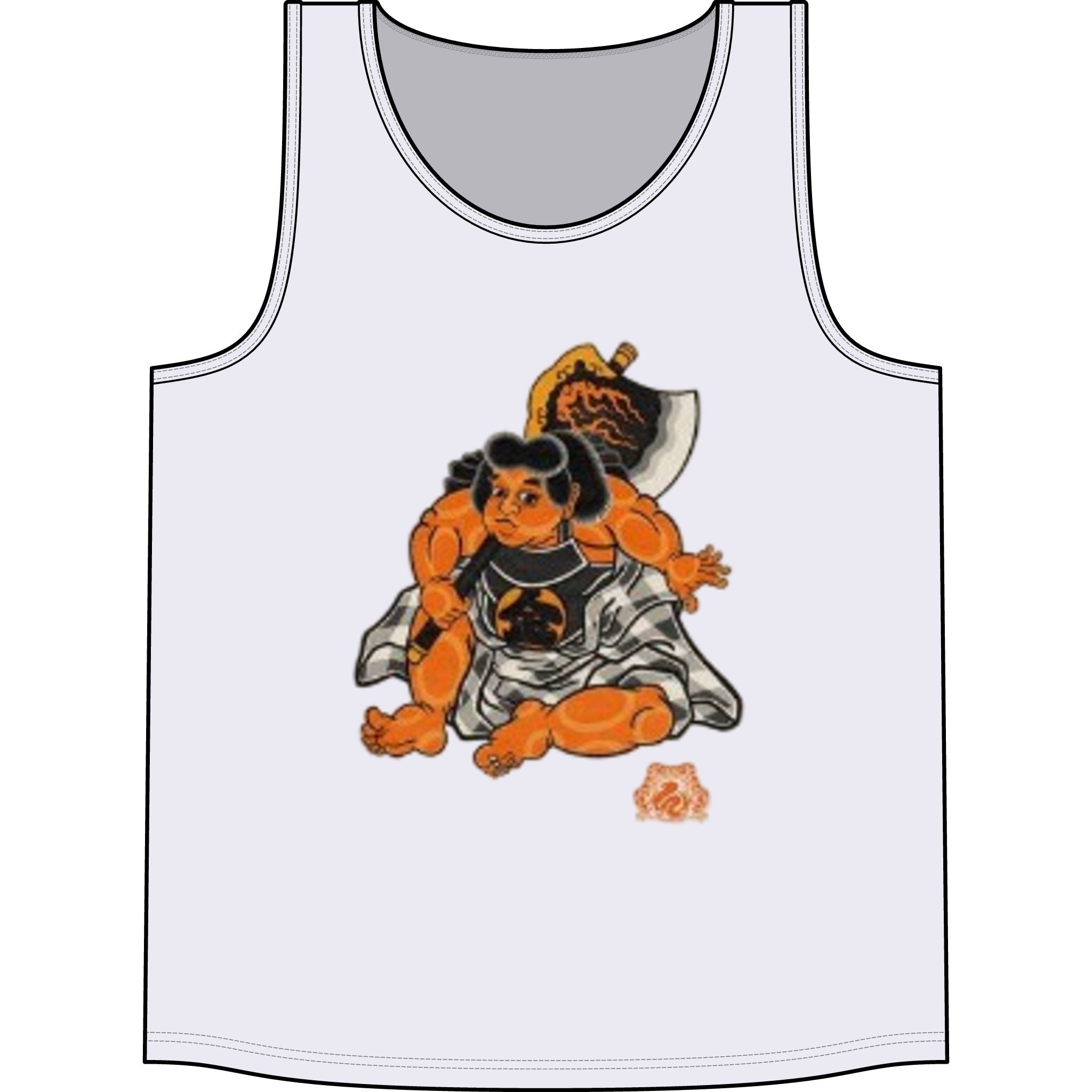 Kintaro Japanese Folk Art Tank Top (Mens)