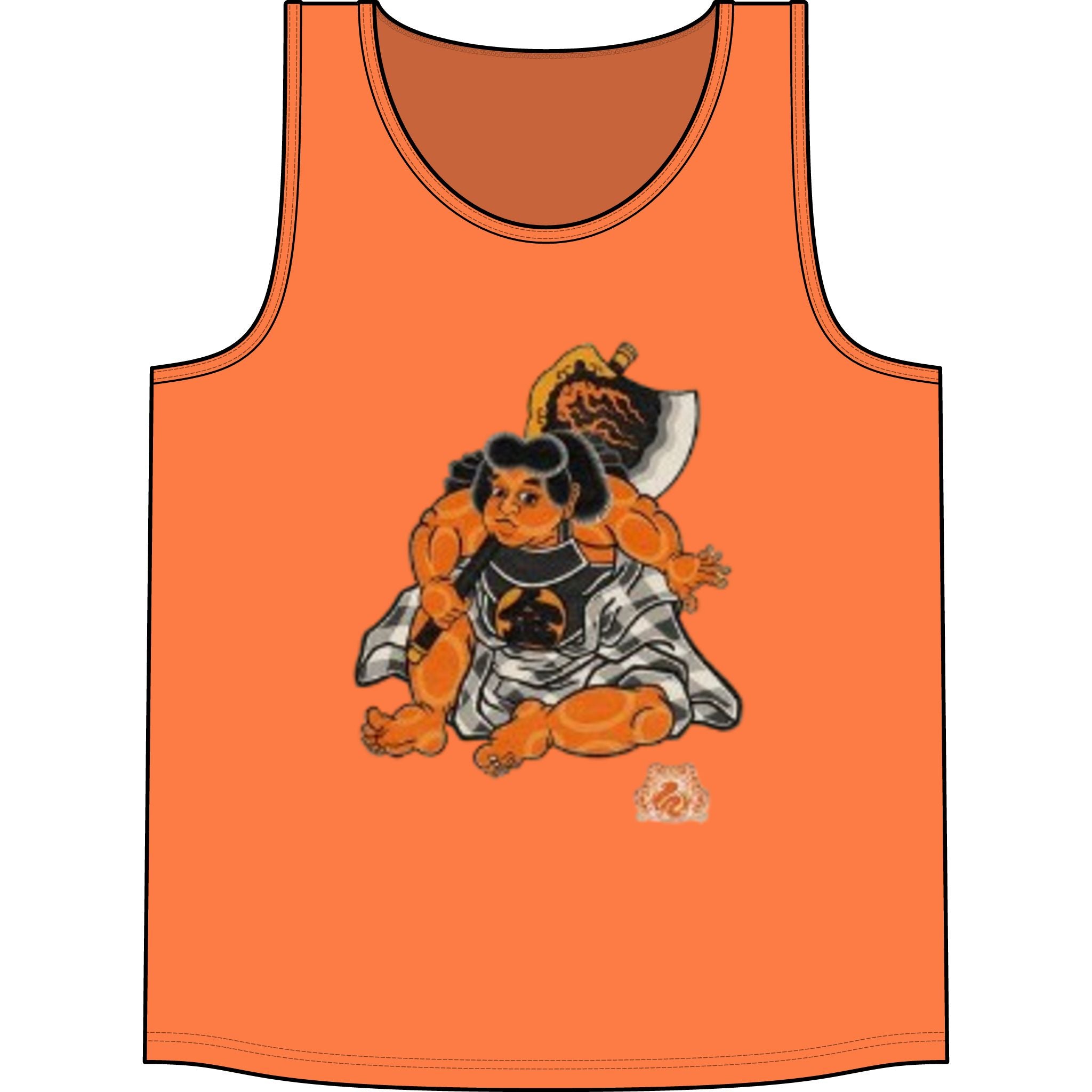Kintaro Japanese Folk Art Tank Top (Mens)
