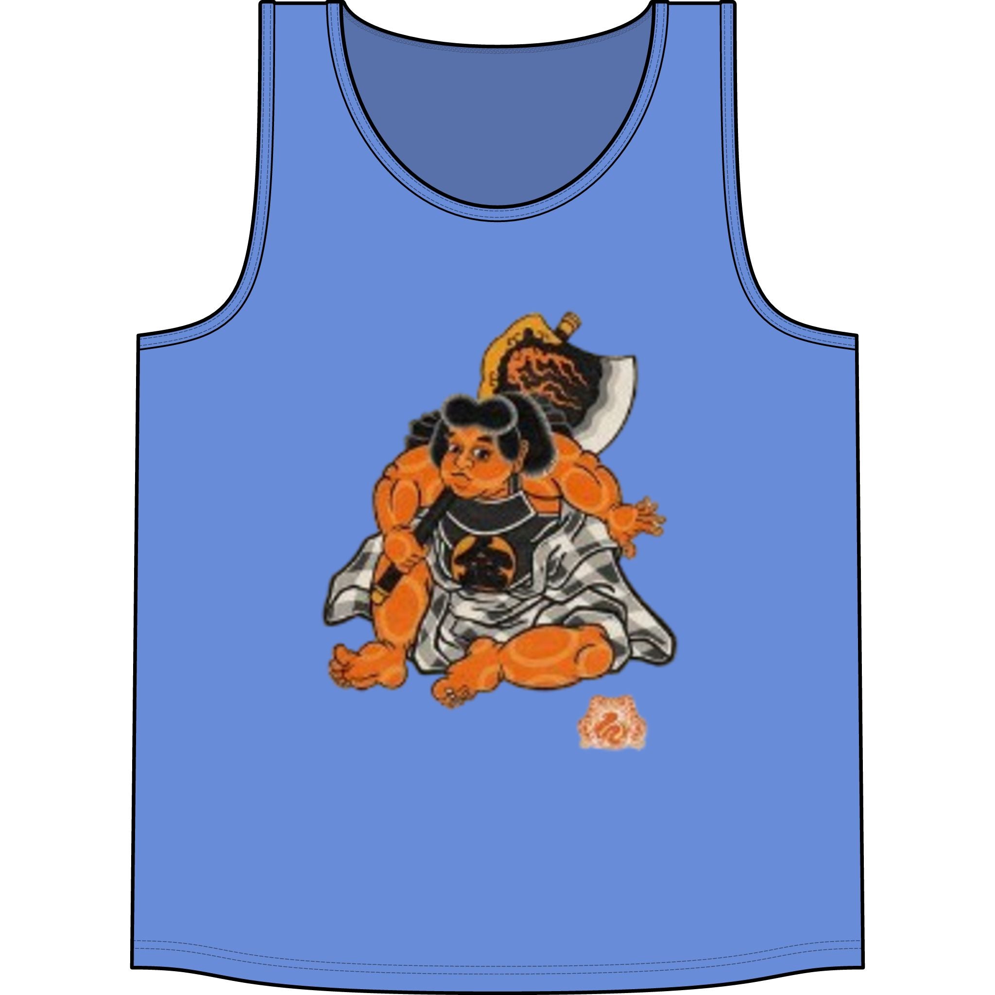 Kintaro Japanese Folk Art Tank Top (Mens)