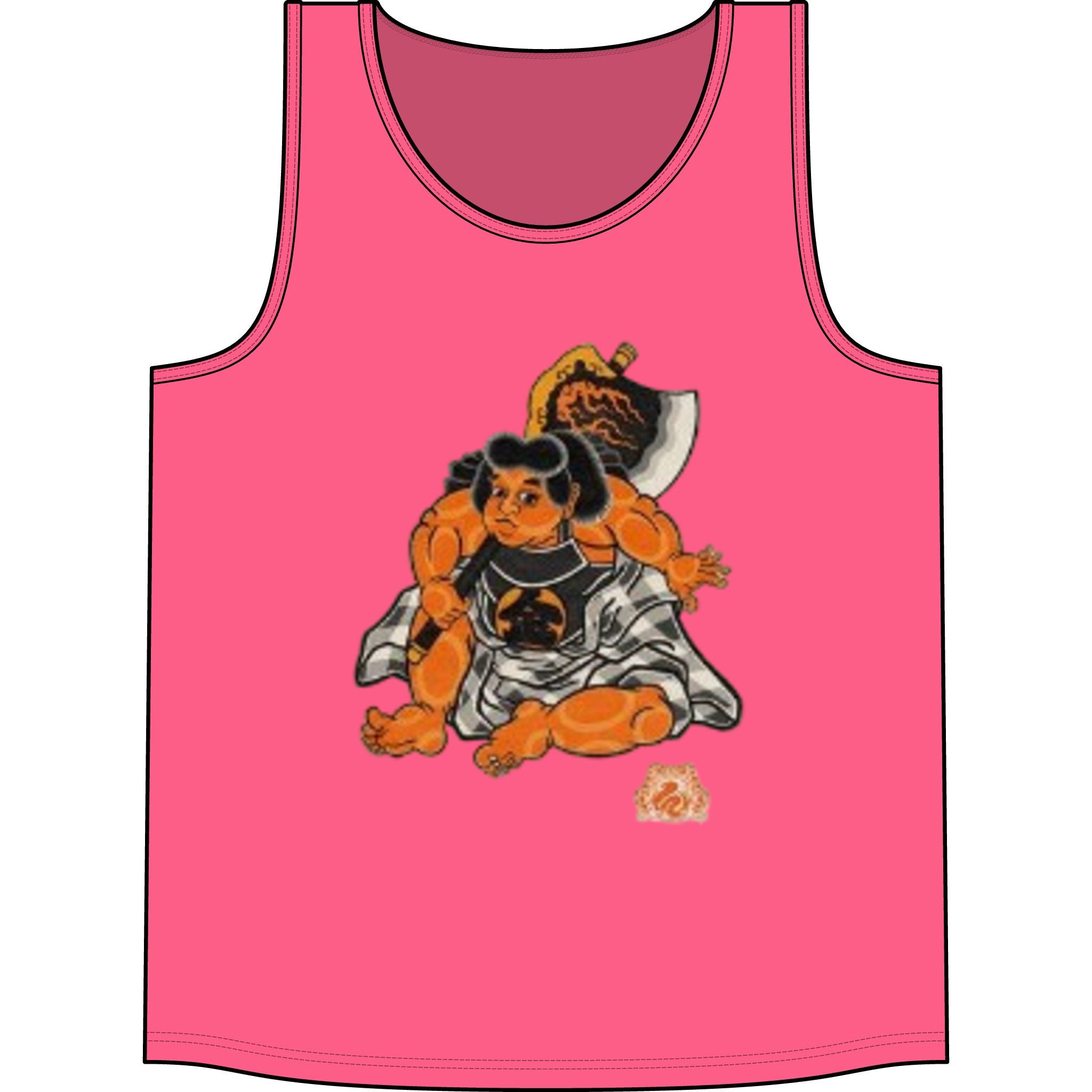 Kintaro Japanese Folk Art Tank Top (Mens)