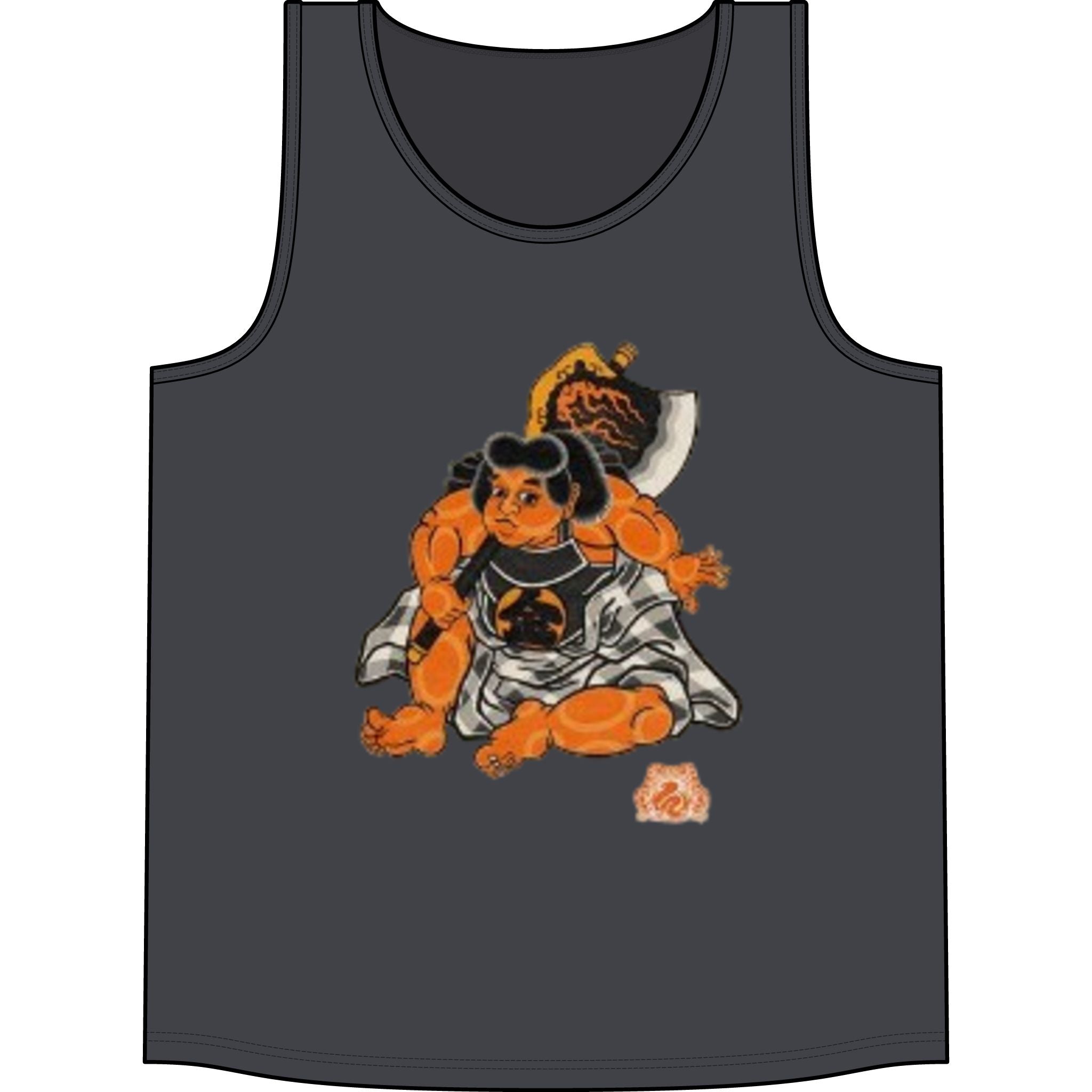 Kintaro Japanese Folk Art Tank Top (Mens)