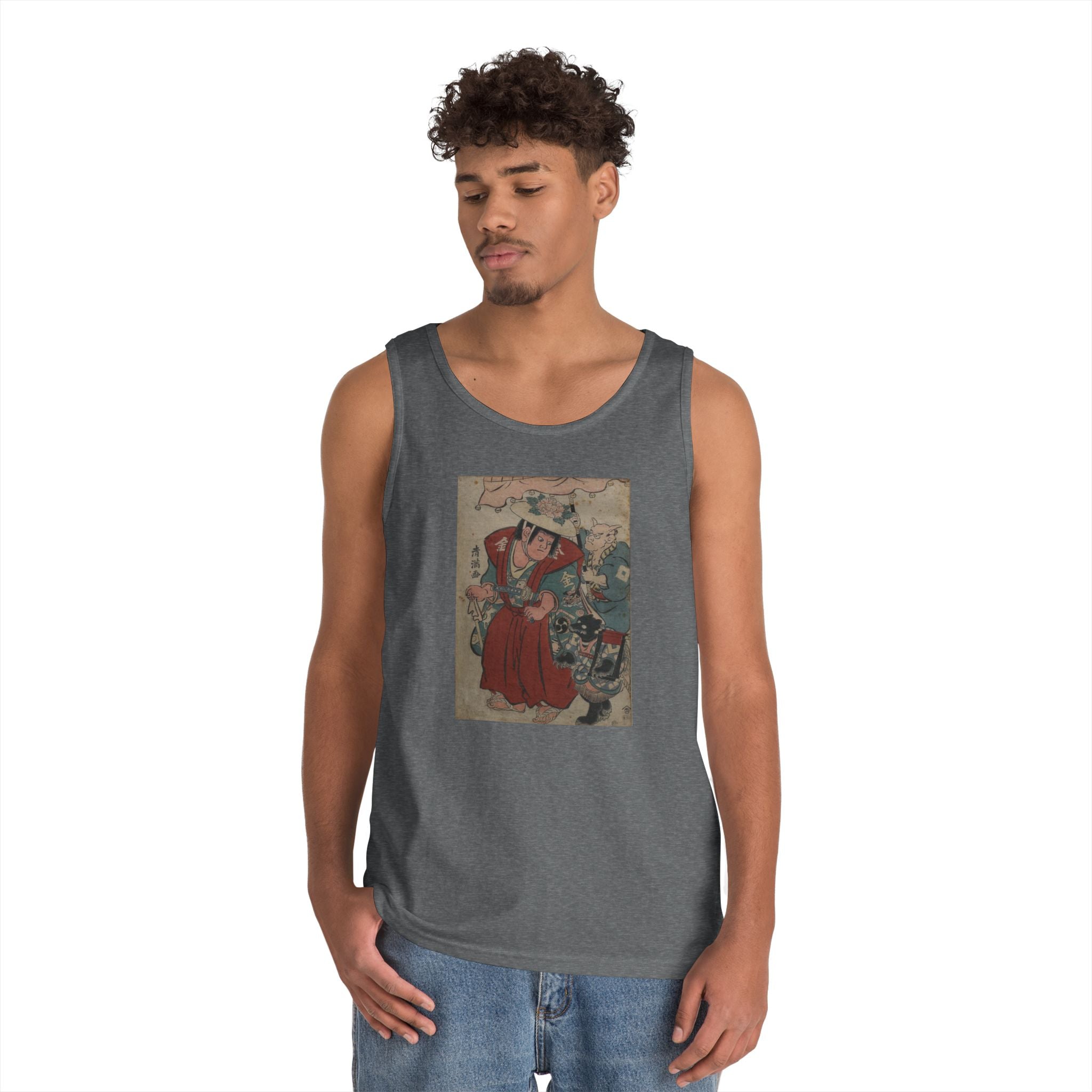 Kintaro Print Unisex Heavy Cotton Tank Top