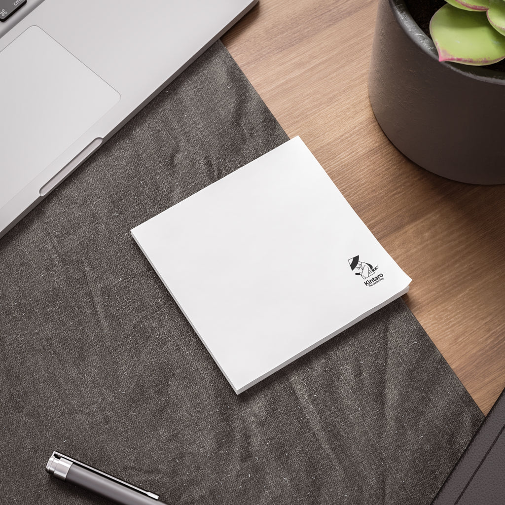 Kintaro Branded Square Post-it® Note Pads — Small Logo Sticky Notes