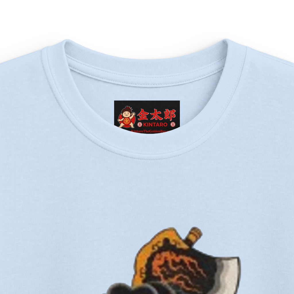 Kids Softstyle Tee with Kintaro and Axe Print