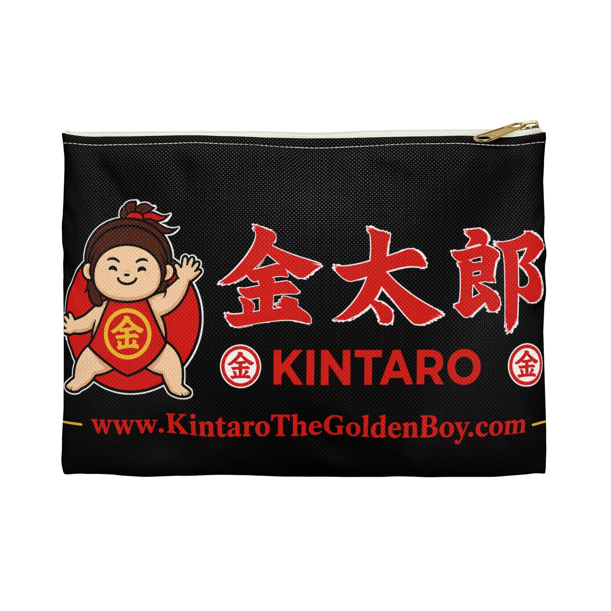 Kintaro The Golden Boy Accessory Pouch — Zip Bag