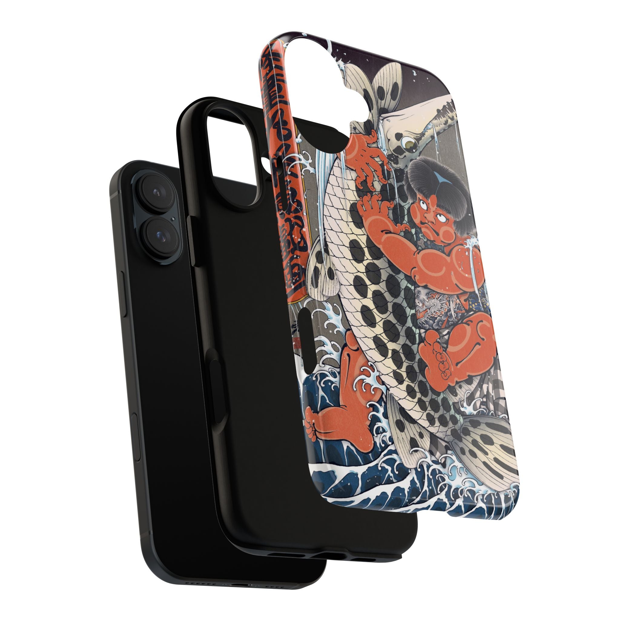Koi Warrior Phone Case – Japanese Tattoo Style Protective iPhone Cover