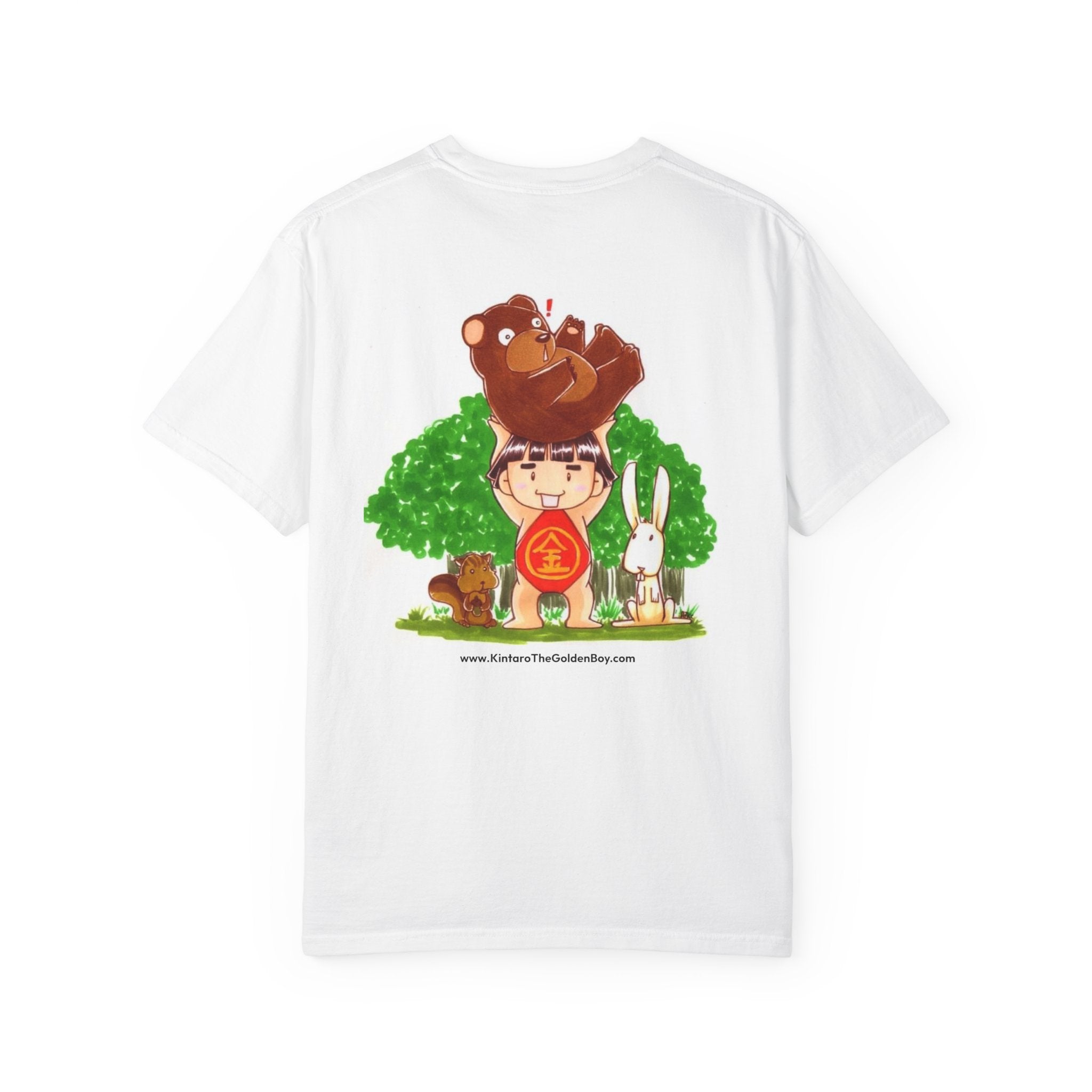 Unisex Dyed T-shirt - Kintaro Character