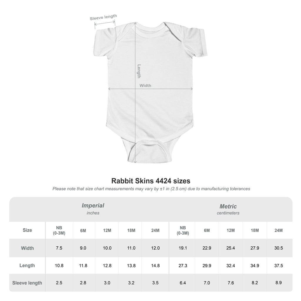 Infant Bodysuit — Kintaro The Golden Boy Koi & Tanuki Print
