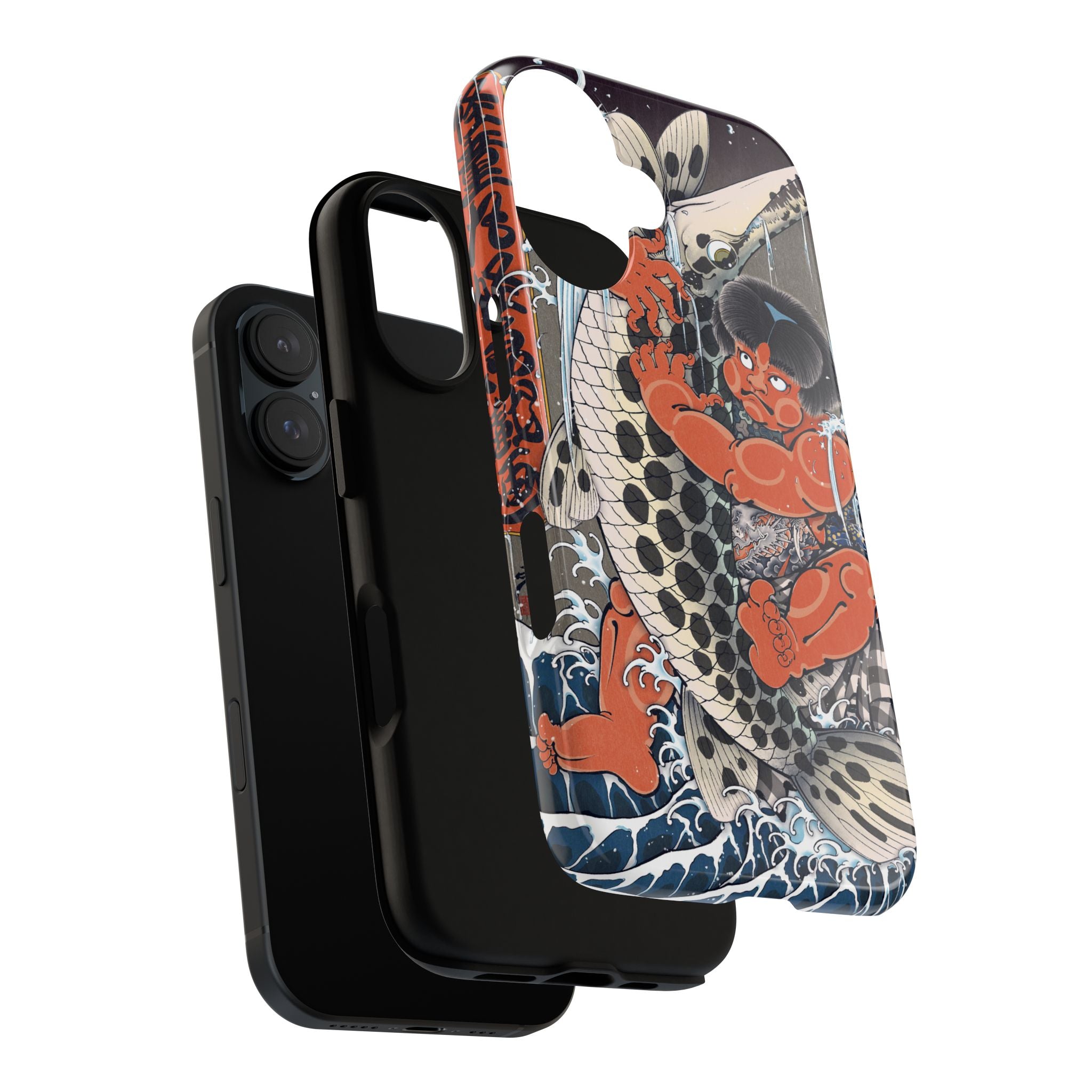 Koi Warrior Phone Case – Japanese Tattoo Style Protective iPhone Cover