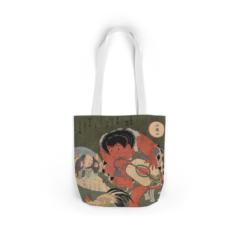 Kintaro The Golden Boy Print Canvas Tote Bag