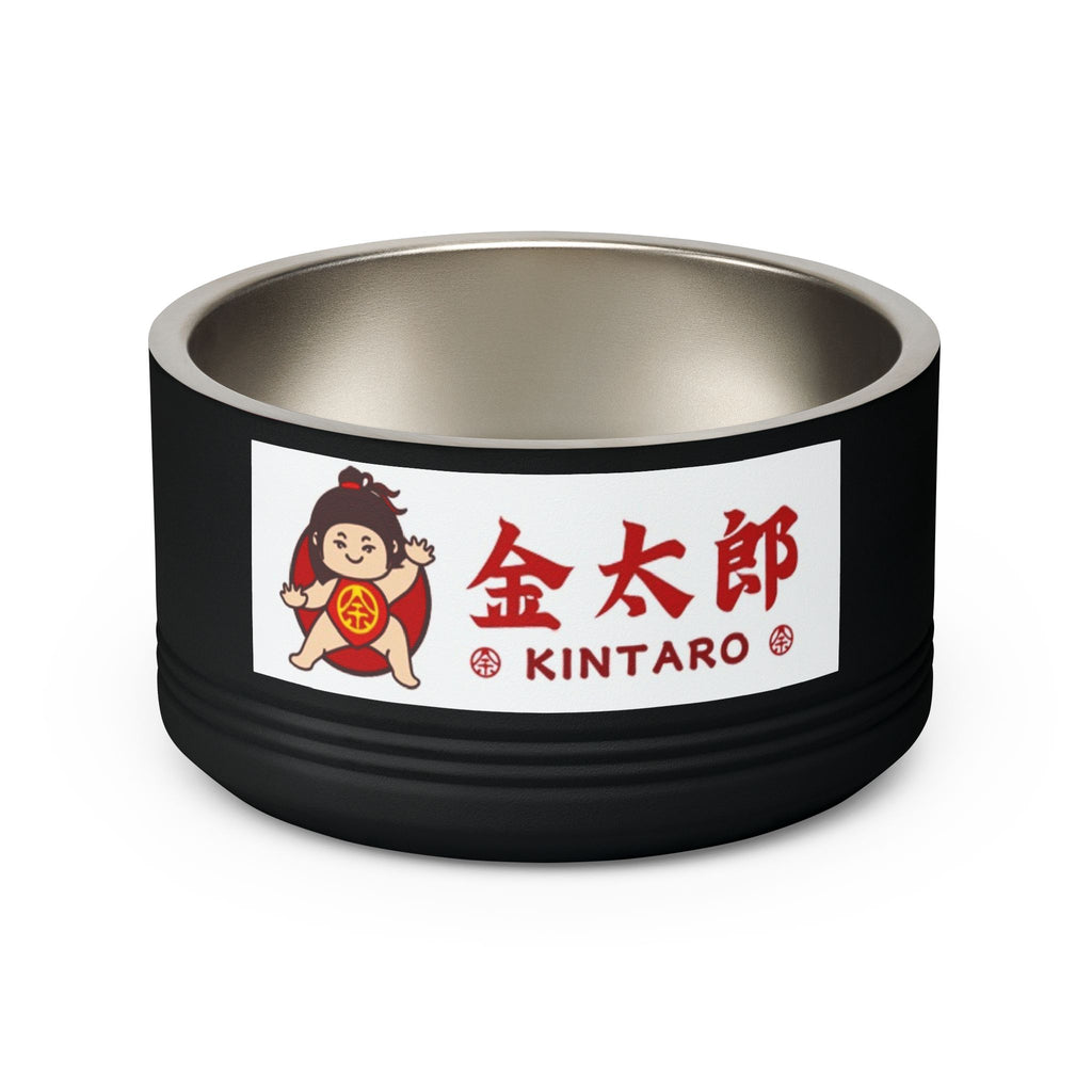 Kintaro Ceramic Pet Bowl — 18oz Stainless Steel Insert with Japanese Kintarō Design