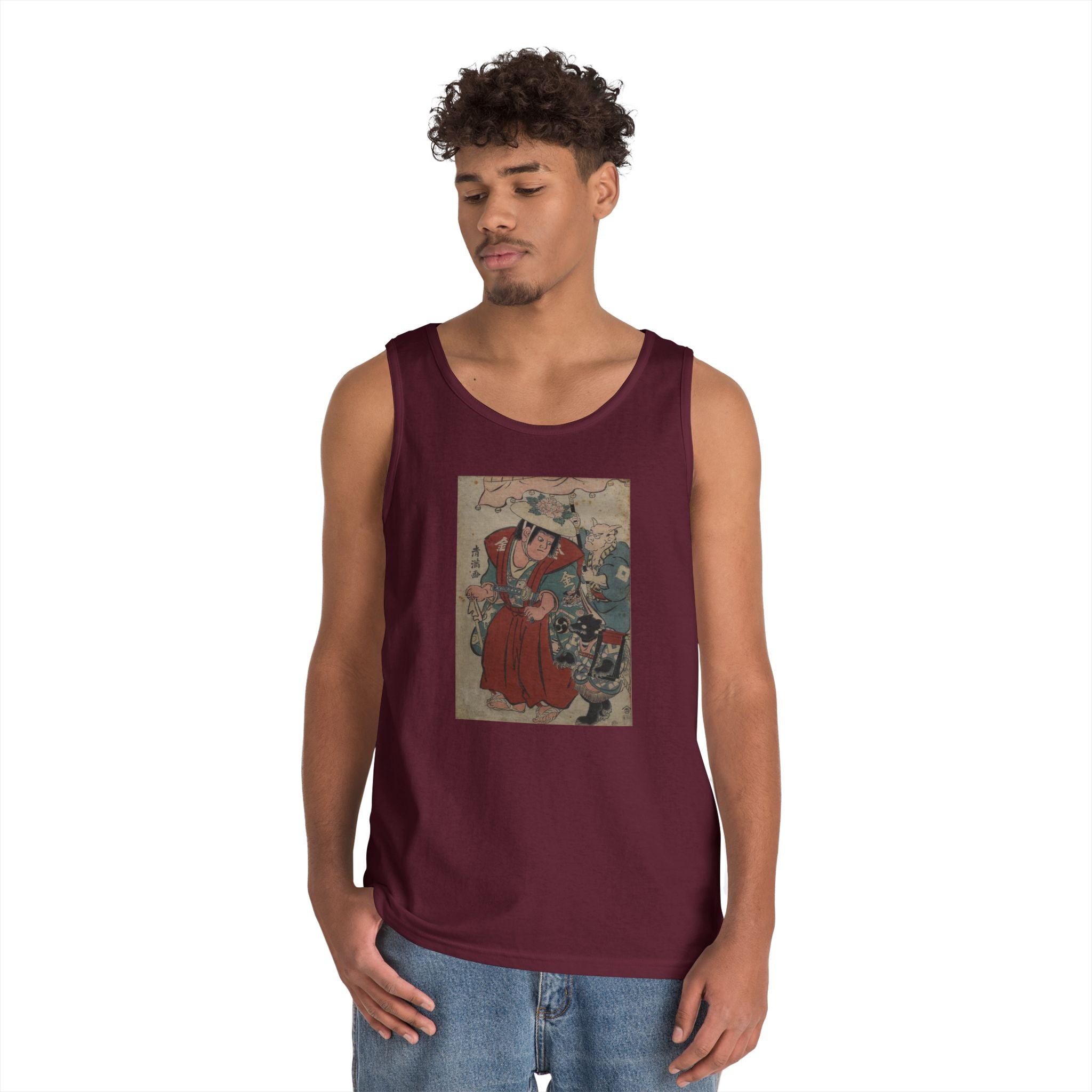 Kintaro Print Unisex Heavy Cotton Tank Top
