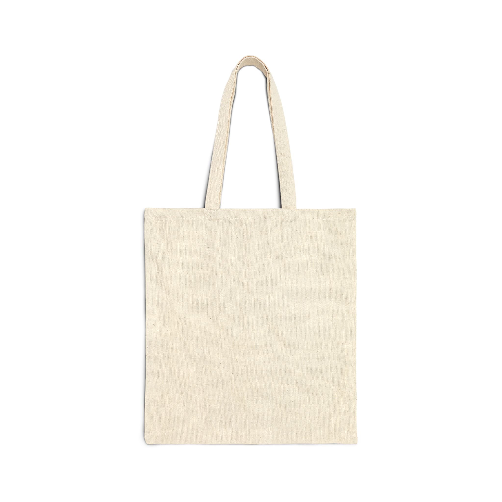 Kintaro Riding Koi Print Canvas Tote