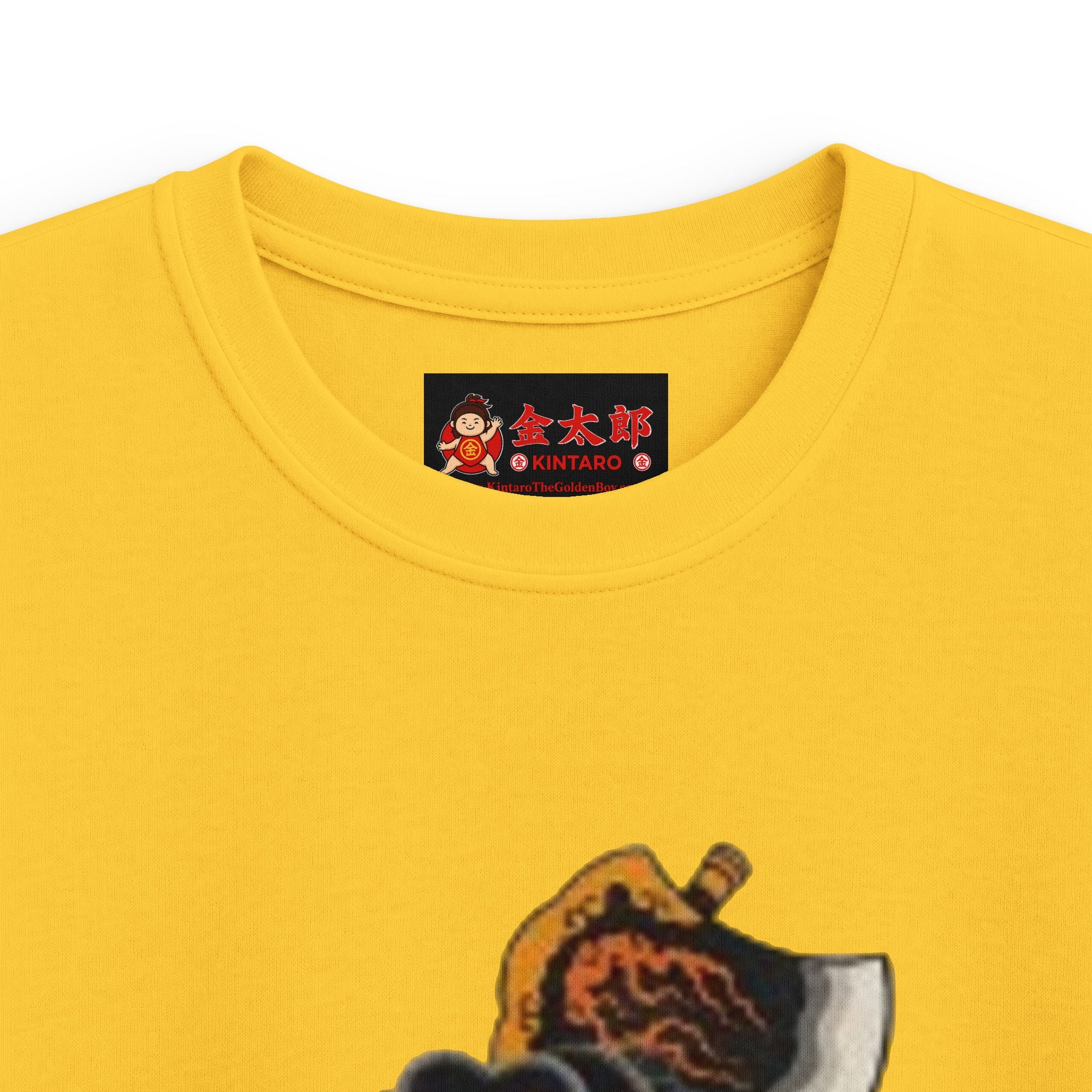 Kids Softstyle Tee with Kintaro and Axe Print