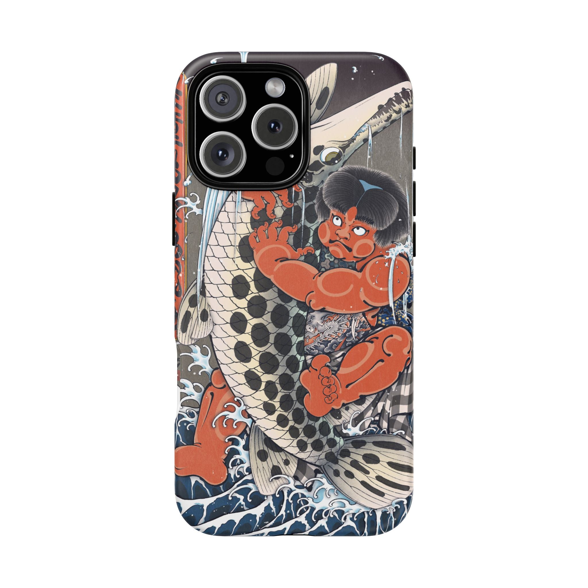 Koi Warrior Phone Case – Japanese Tattoo Style Protective iPhone Cover
