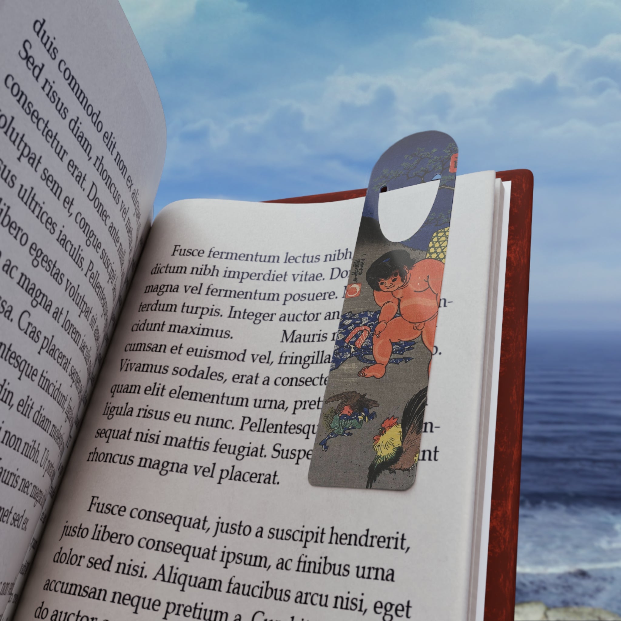 Kintaro and Friends Metal Bookmark