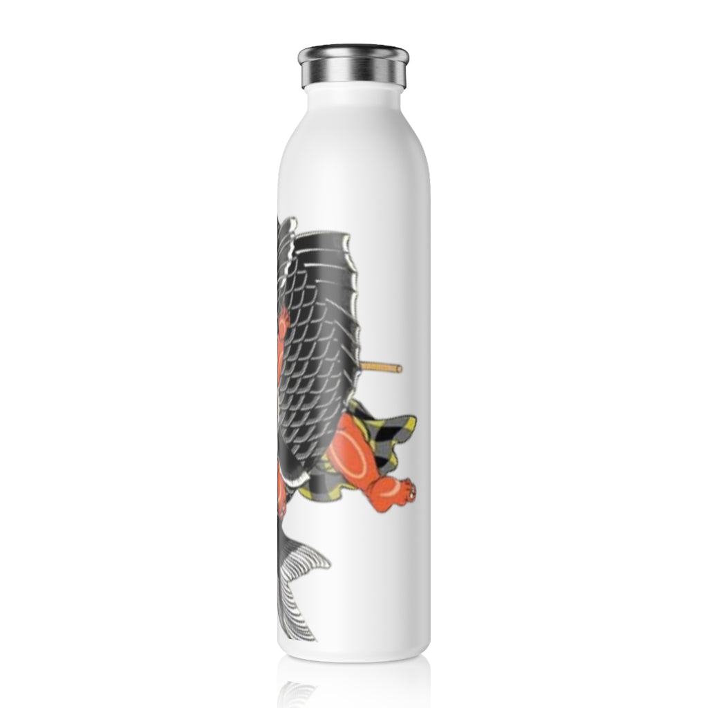 Kintaro and Koi With Axe Slim Water Bottle