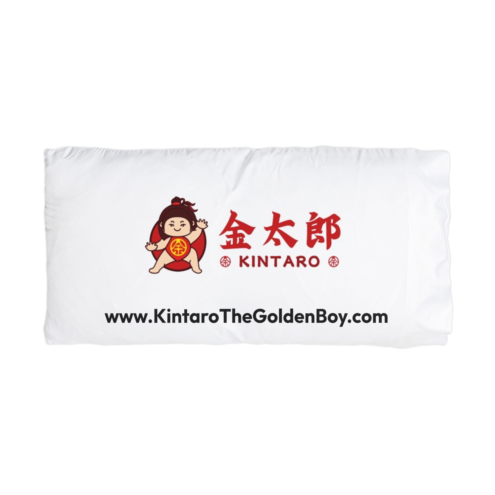 Pillowcase — Kintaro & Carp Microfiber Pillowcase (Japanese Folklore Design)
