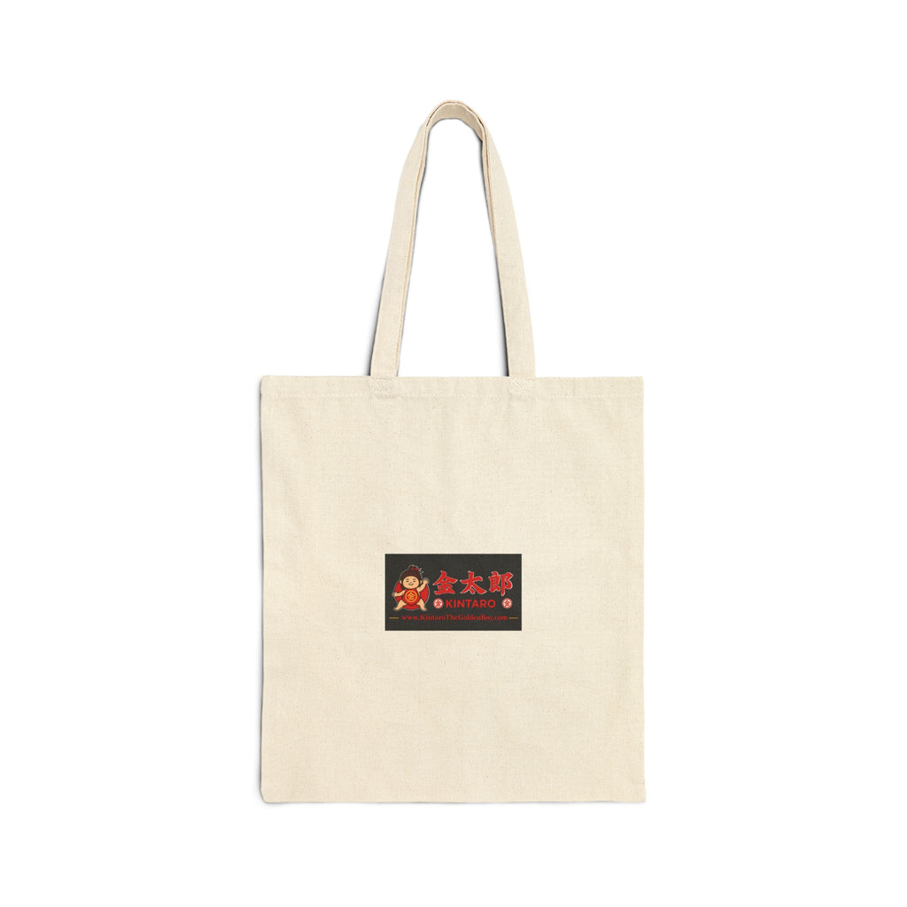 Kintaro Fighting Fish Printed on Canvas Tote Bag (2 Colors)