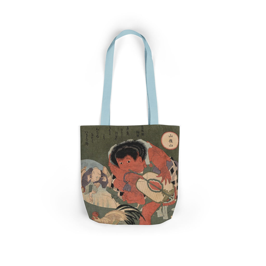 Kintaro The Golden Boy Print Canvas Tote Bag