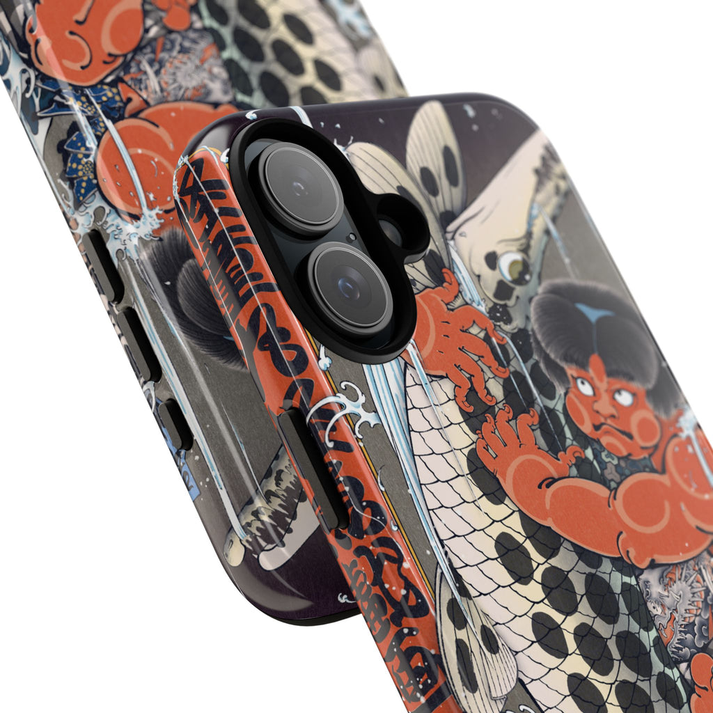 Koi Warrior Phone Case – Japanese Tattoo Style Protective iPhone Cover