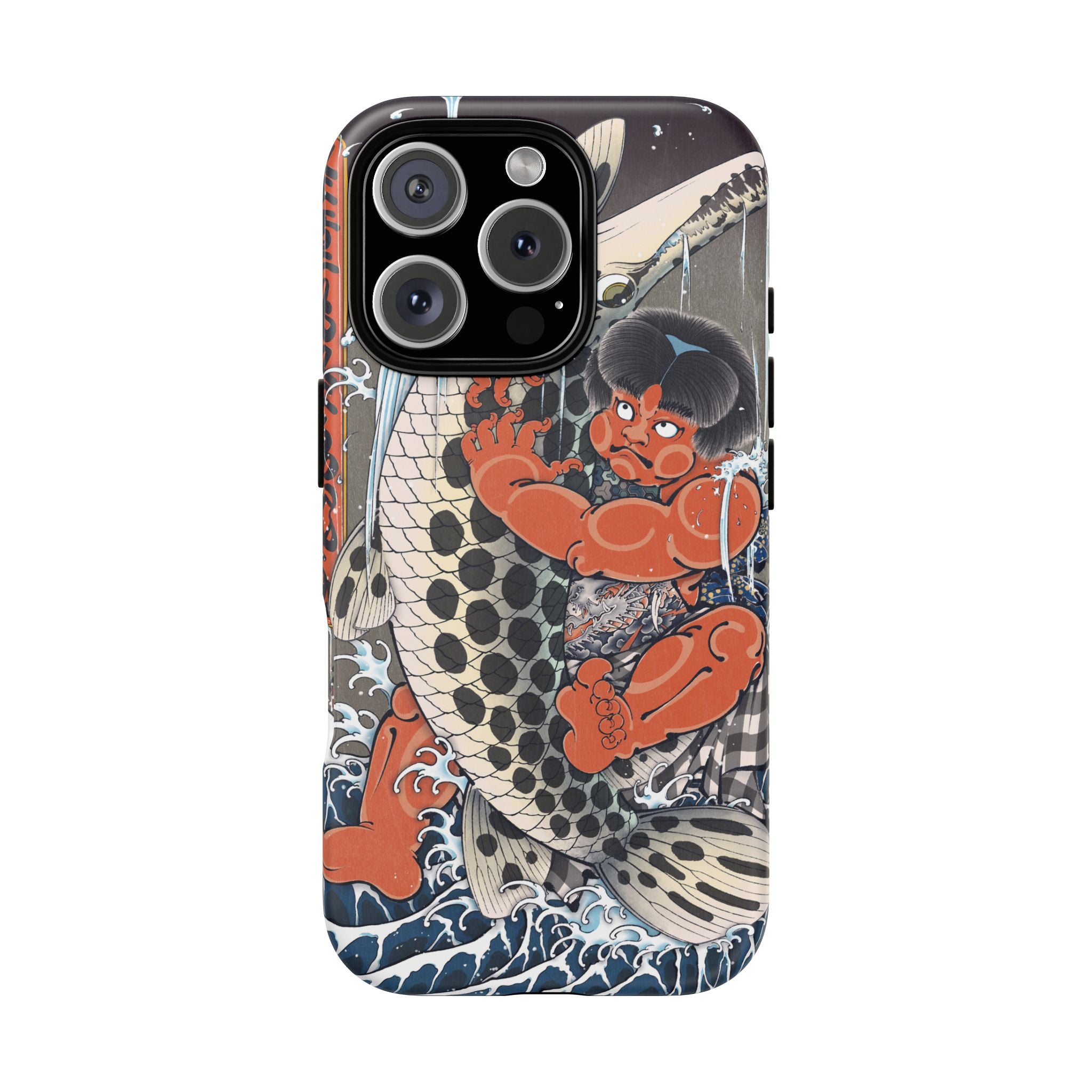 Koi Warrior Phone Case – Japanese Tattoo Style Protective iPhone Cover