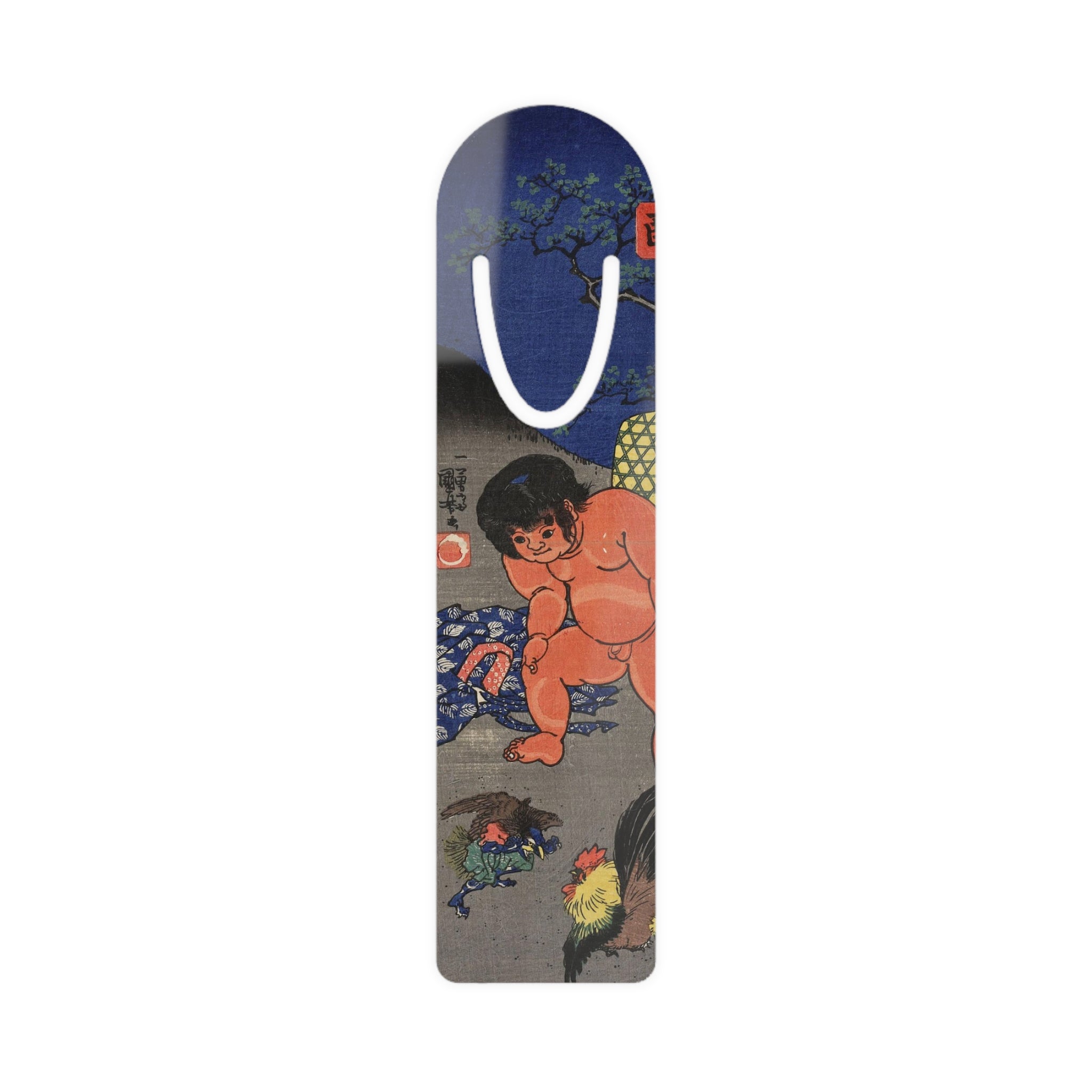 Kintaro and Friends Metal Bookmark