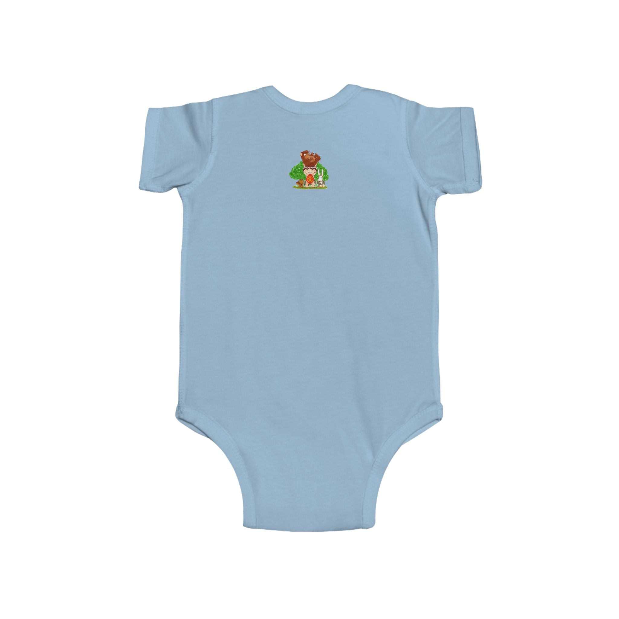 Infant Bodysuit — Kintaro The Golden Boy Koi & Tanuki Print