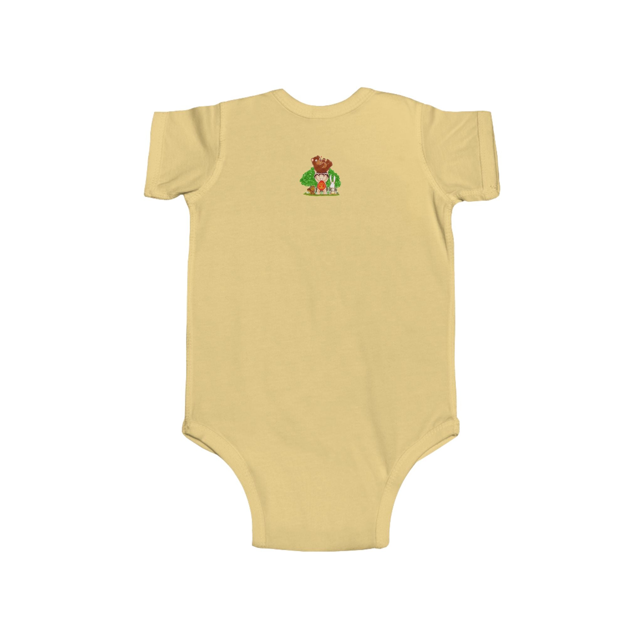 Infant Bodysuit — Kintaro The Golden Boy Koi & Tanuki Print