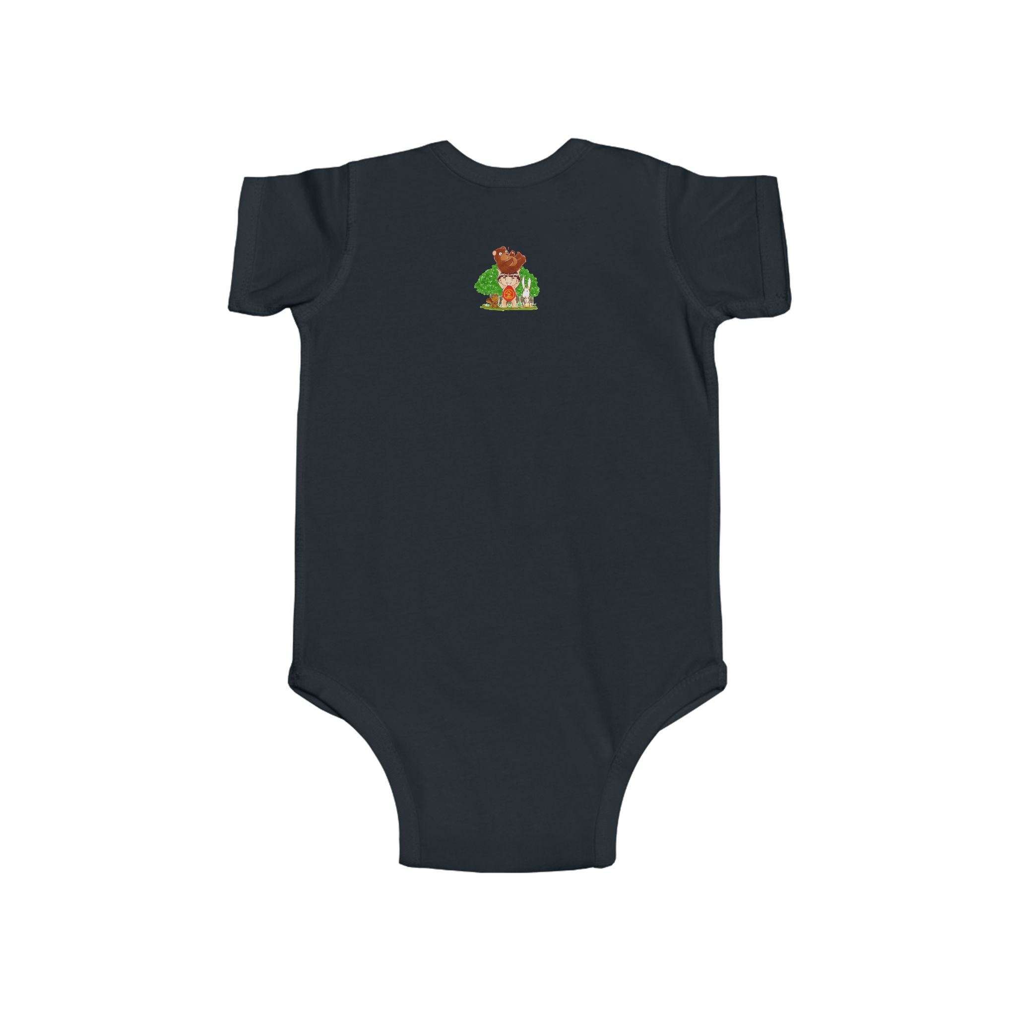 Infant Bodysuit — Kintaro The Golden Boy Koi & Tanuki Print