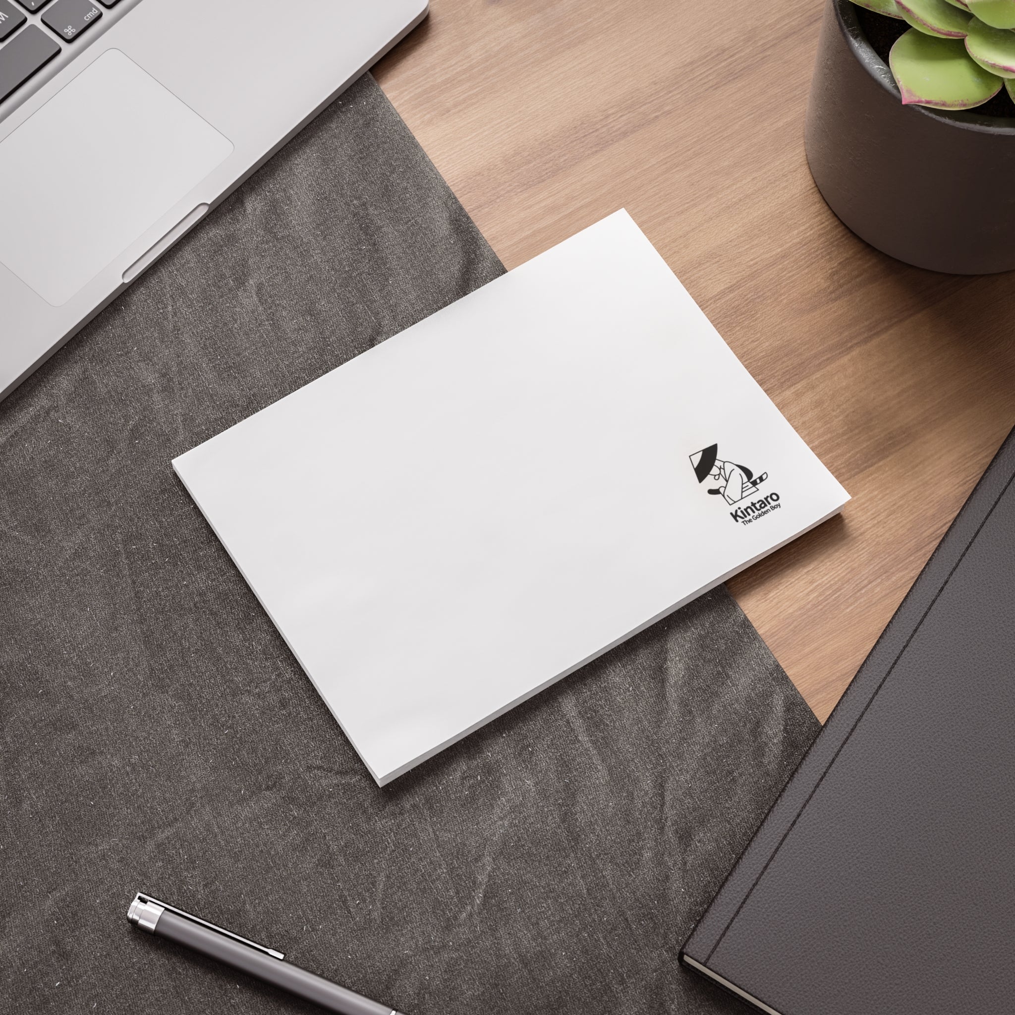 Kintaro Branded Square Post-it® Note Pads — Small Logo Sticky Notes