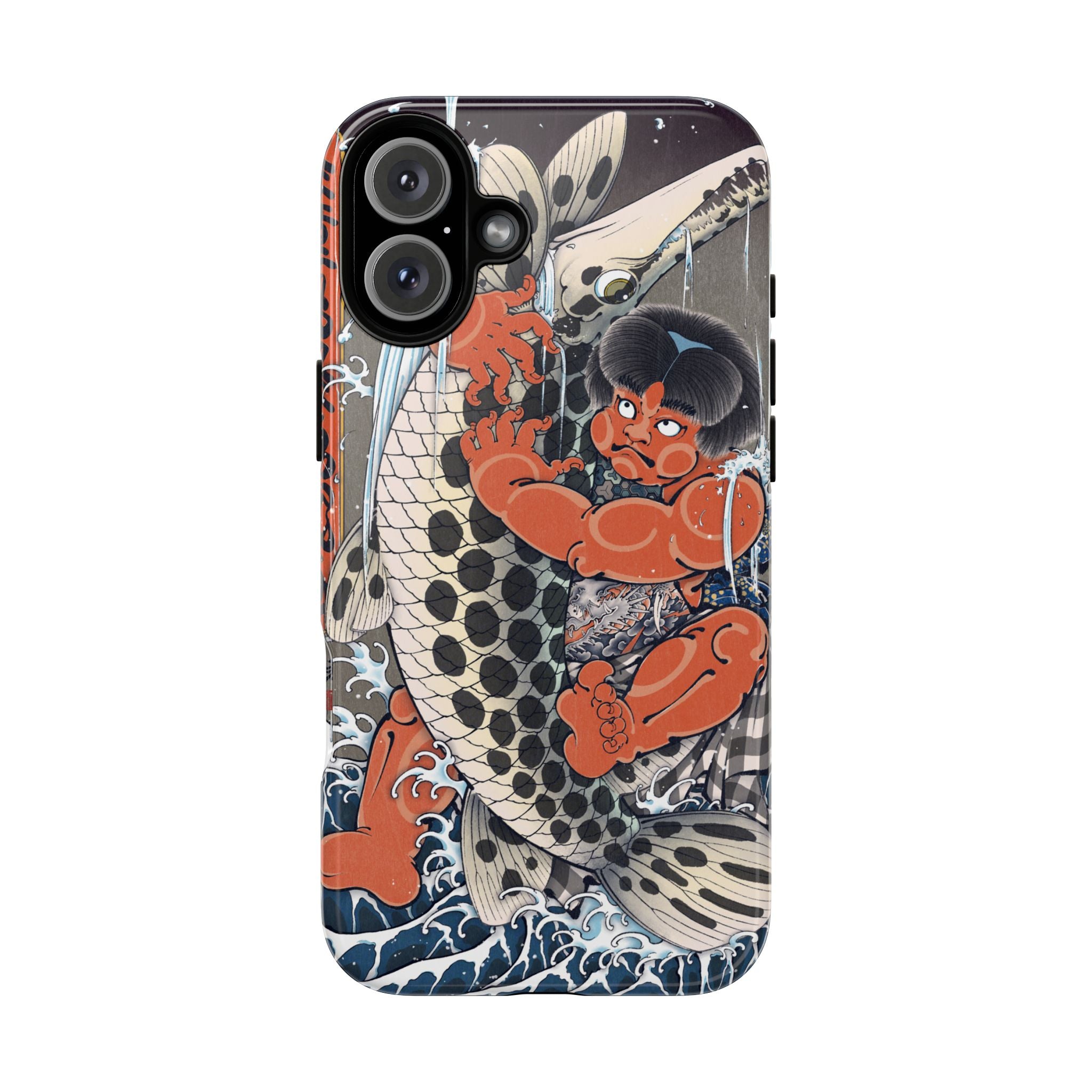 Koi Warrior Phone Case – Japanese Tattoo Style Protective iPhone Cover